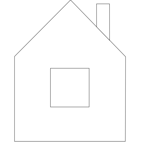 Bitmap for nesting - contour with hole